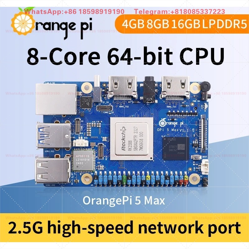 أورانج باي 5 ماكس 8 جيجابايت / - مراجعة Orange Pi 5 Plus 16Gb وسعره