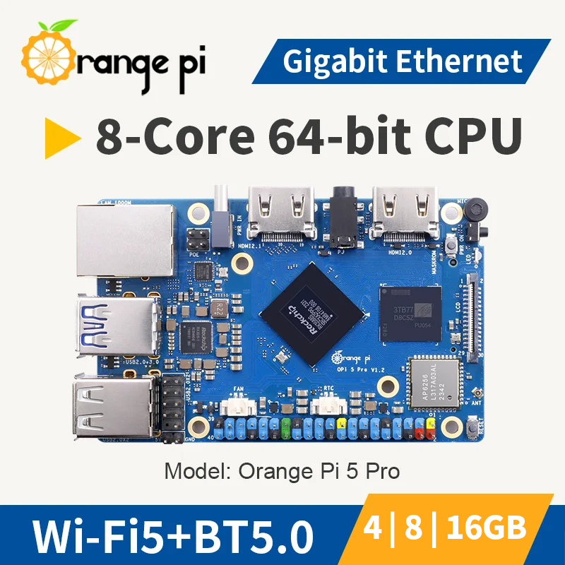 أورانج باي 5 برو 16 8 4 جيجابا - مراجعة Orange Pi 5 Plus 16Gb وسعره