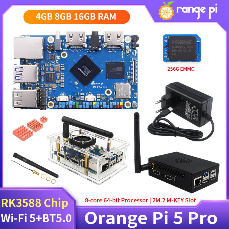 Orange Pi 5 Pro 16GB RAM Rockc - مراجعة Orange Pi 5 Plus 16Gb وسعره