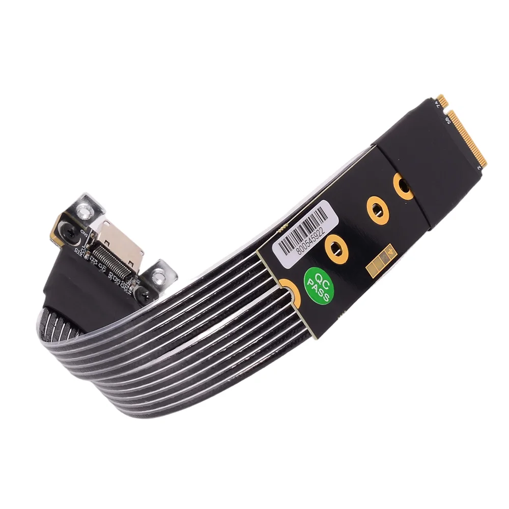كابل رايزر PCIE 5.0 X4 M.2 NVM - مراجعة Oculink Egpu Mini Pc وسعره